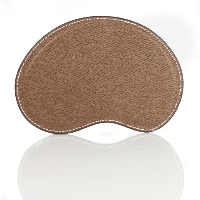 Giobagnara Mouse Pad aus Glattleder - braun Mouse Pad, braun