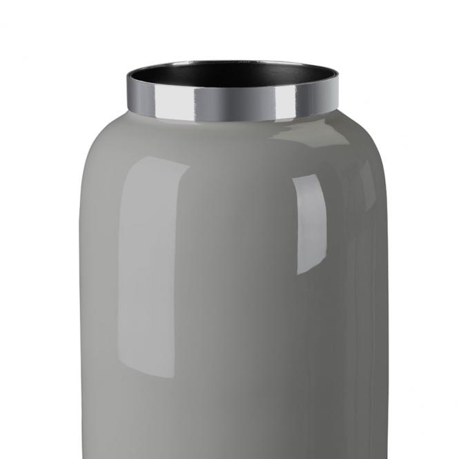 Gift Company Saigon Blumenvase S dunkelgrau silberfarben - Detailansicht Saigon Vase S, dunkelgrau/silberfarben