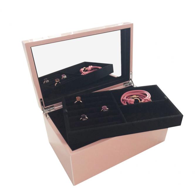 Gift Company Schmuckkasten XS blush rosa - genügend Stauraum für Ihren Schmuck Schmuckkasten rosa XS, blush