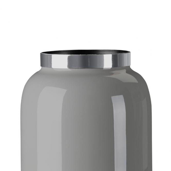 Gift Company Saigon Blumenvase M dunkelgrau silberfarben - Detailansicht Saigon Vase M, dunkelgrau/silberfarben