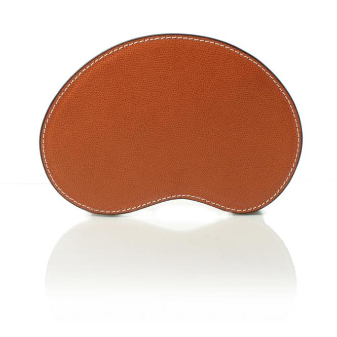 Giobagnara Mouse Pad aus Glattleder siena rotbraun Mouse Pad, siena rotbraun